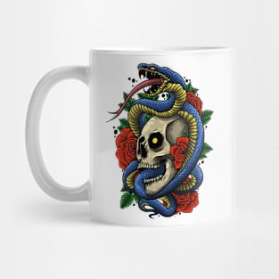 skull and snake Mug